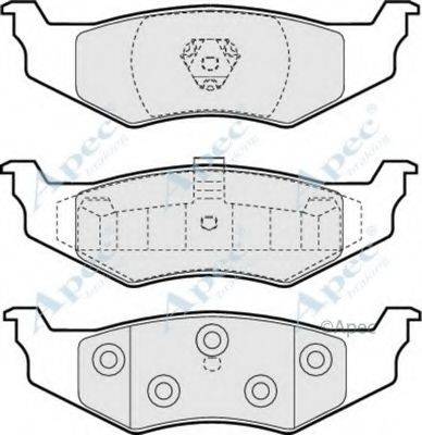 APEC BRAKING PAD1003