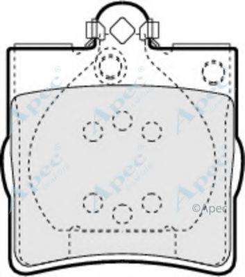 APEC BRAKING PAD1063