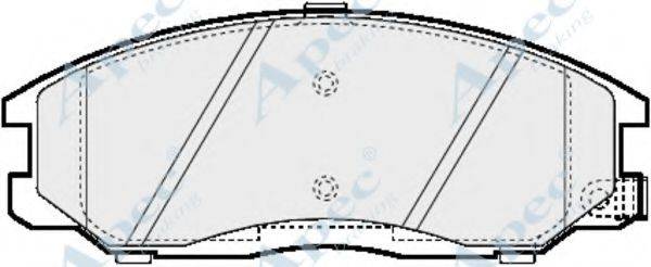 APEC BRAKING PAD1163