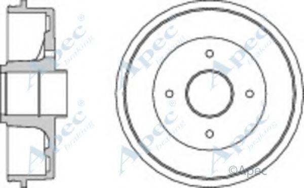 APEC BRAKING DRM9161 Гальмівний барабан