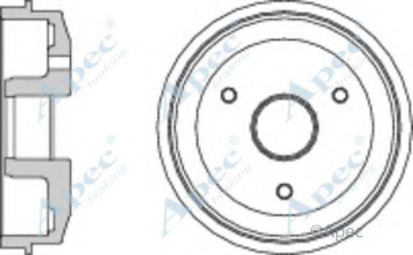 APEC BRAKING DRM9118 Гальмівний барабан