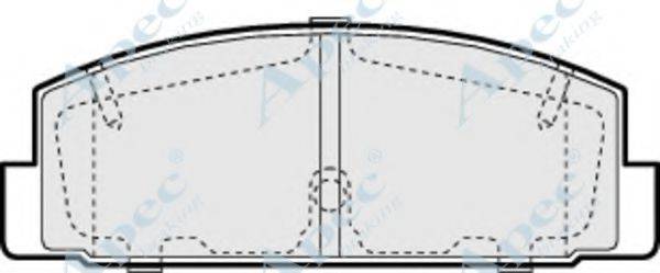 APEC BRAKING PAD1387