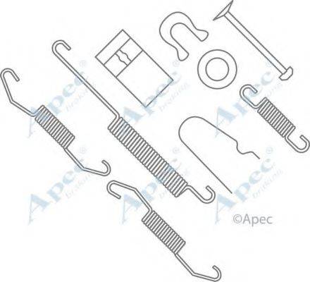 APEC BRAKING KIT2019 Комплектуючі, гальмівна колодка