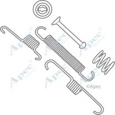 APEC BRAKING KIT2057 Комплектуючі, гальмівна колодка