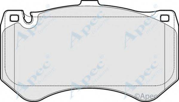 APEC BRAKING PAD1820 Комплект гальмівних колодок, дискове гальмо