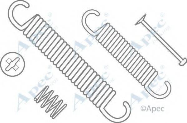 APEC BRAKING KIT611 Комплектуючі, гальмівна колодка