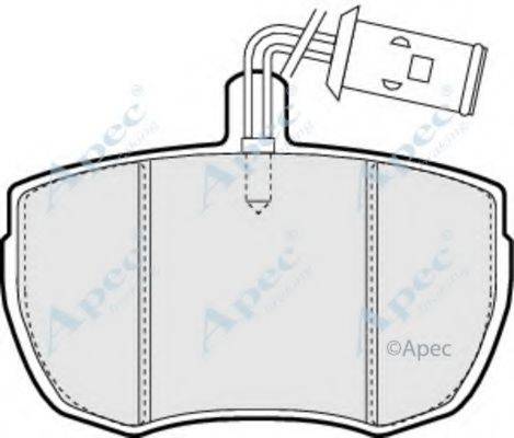 APEC BRAKING PAD79 Комплект гальмівних колодок, дискове гальмо