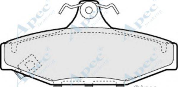 APEC BRAKING PAD958