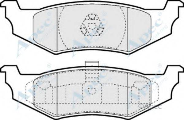 APEC BRAKING PAD1169