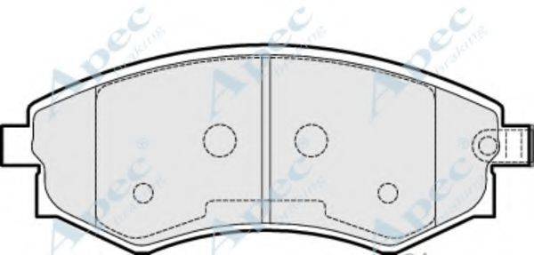 APEC BRAKING PAD1504