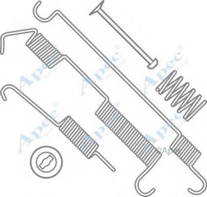 APEC BRAKING KIT754 Комплектуючі, гальмівна колодка