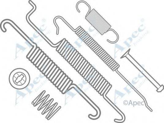 APEC BRAKING KIT763 Комплектуючі, гальмівна колодка