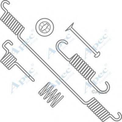 APEC BRAKING KIT764 Комплектуючі, гальмівна колодка