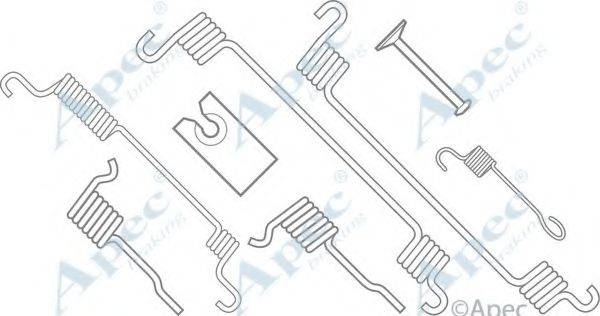 APEC BRAKING KIT785 Комплектуючі, гальмівна колодка