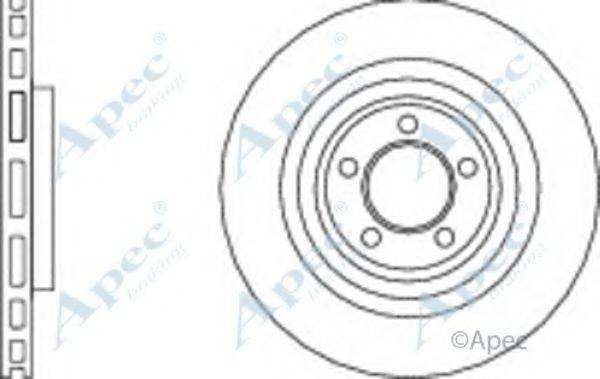 APEC BRAKING DSK2592 гальмівний диск