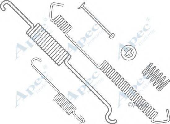 APEC BRAKING KIT801 Комплектуючі, гальмівна колодка