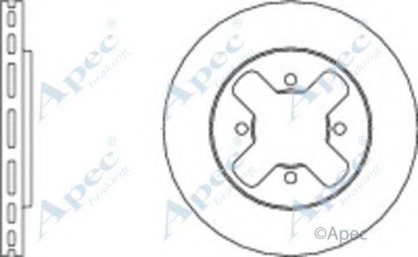 APEC BRAKING DSK242 гальмівний диск