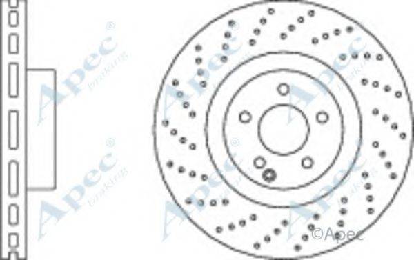 APEC BRAKING DSK2436 гальмівний диск