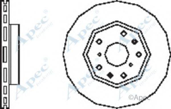 APEC BRAKING DSK2486 гальмівний диск