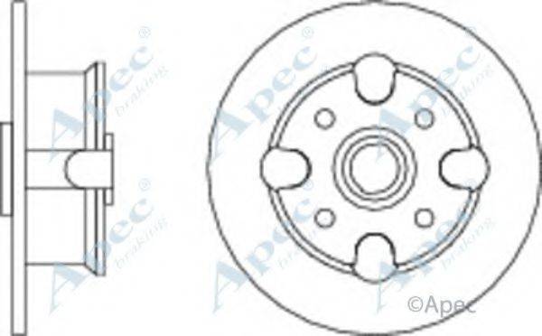 APEC BRAKING DSK113 гальмівний диск