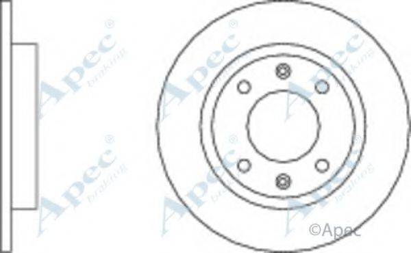 APEC BRAKING DSK146 гальмівний диск