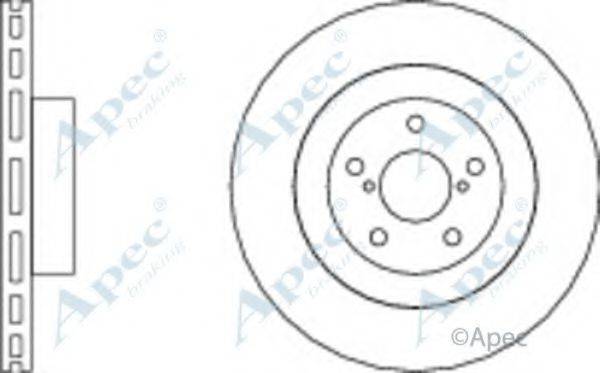 APEC BRAKING DSK2072 гальмівний диск