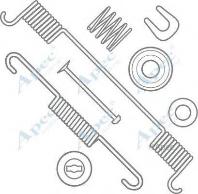 APEC BRAKING KIT878 Комплектуючі, гальмівна колодка