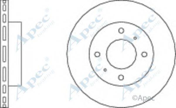 APEC BRAKING DSK2125 гальмівний диск