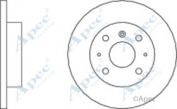 APEC BRAKING DSK217 гальмівний диск