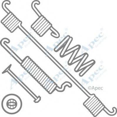 APEC BRAKING KIT960 Комплектуючі, гальмівна колодка