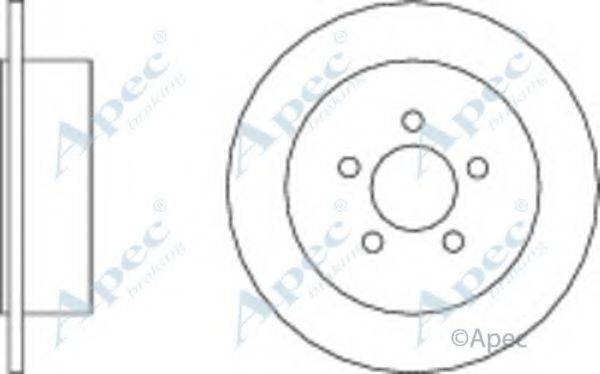 APEC BRAKING DSK2641 гальмівний диск