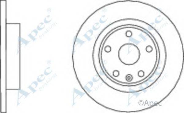 APEC BRAKING DSK2755 гальмівний диск