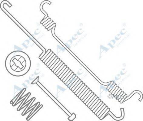 APEC BRAKING KIT985 Комплектуючі, гальмівна колодка