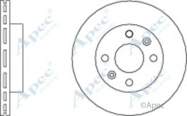 APEC BRAKING DSK280 гальмівний диск