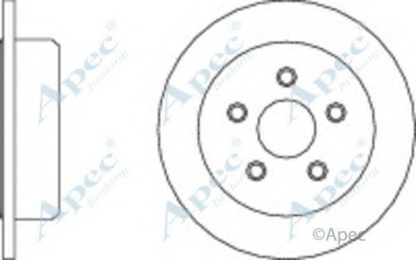 APEC BRAKING DSK2802 гальмівний диск