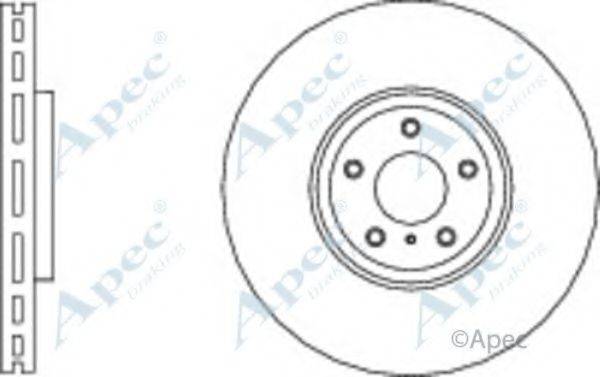 APEC BRAKING DSK2833 гальмівний диск