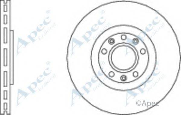 APEC BRAKING DSK2836 гальмівний диск