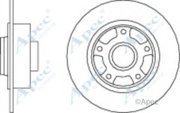 APEC BRAKING DSK2843 гальмівний диск