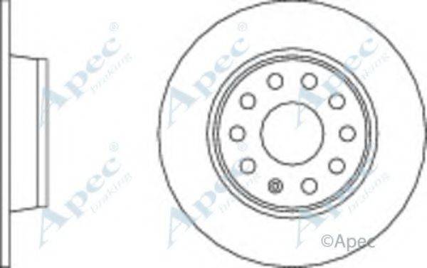 APEC BRAKING DSK2855 гальмівний диск