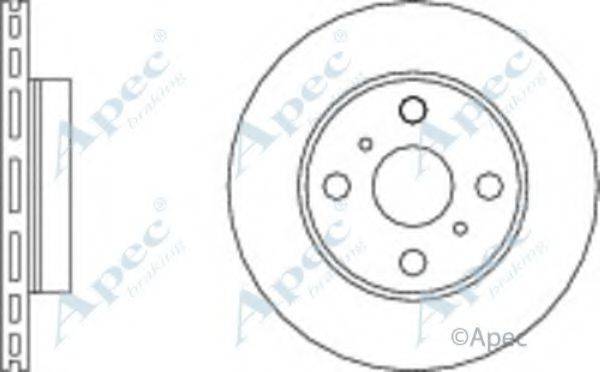 APEC BRAKING DSK287 гальмівний диск