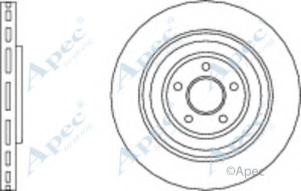 APEC BRAKING DSK2911 гальмівний диск