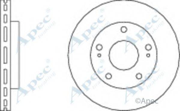 APEC BRAKING DSK311 гальмівний диск