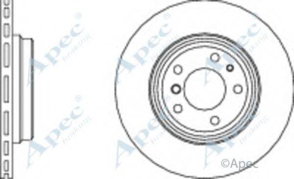 APEC BRAKING DSK366 гальмівний диск