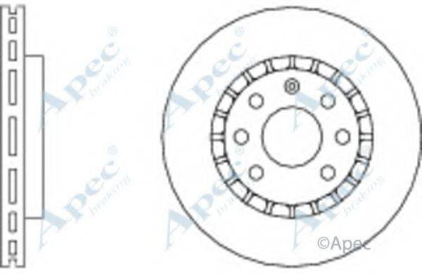 APEC BRAKING DSK518 гальмівний диск