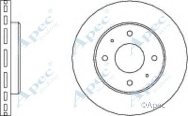 APEC BRAKING DSK541 гальмівний диск