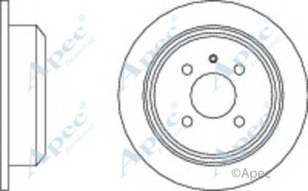 APEC BRAKING DSK553 гальмівний диск