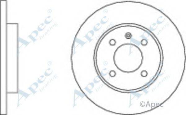 APEC BRAKING DSK575 гальмівний диск