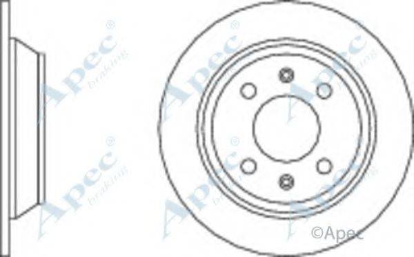 APEC BRAKING DSK609 гальмівний диск