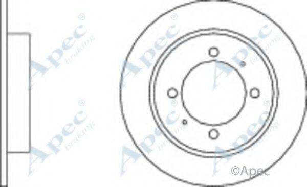 APEC BRAKING DSK704 гальмівний диск