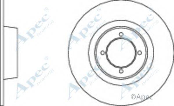 APEC BRAKING DSK714 гальмівний диск